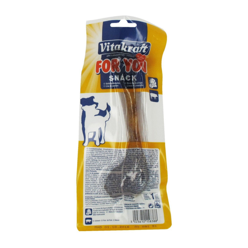 VITAKRAFT - Os à mâcher pour chien jambon cru - 1 os de 300 g Sonico.fr