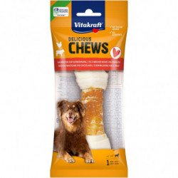 VITAKRAFT - Os noués poulet pour chien Maxi Delicious Chews - sachet de 1 os Sonico.fr