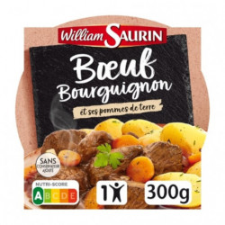 WILLIAM SAURIN - Assiette Boeuf Bourguignon Et Ses Pommes De Terre - 300 g Sonico.fr
