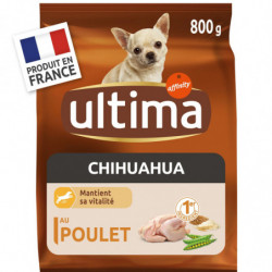 ULTIMA - Chihuahua au poulet Croquettes pour chien - sac de 800 g Sonico.fr