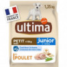 ULTIMA - Junior au poulet Croquettes pour chien mini - sac de 1,35 kg Sonico.fr