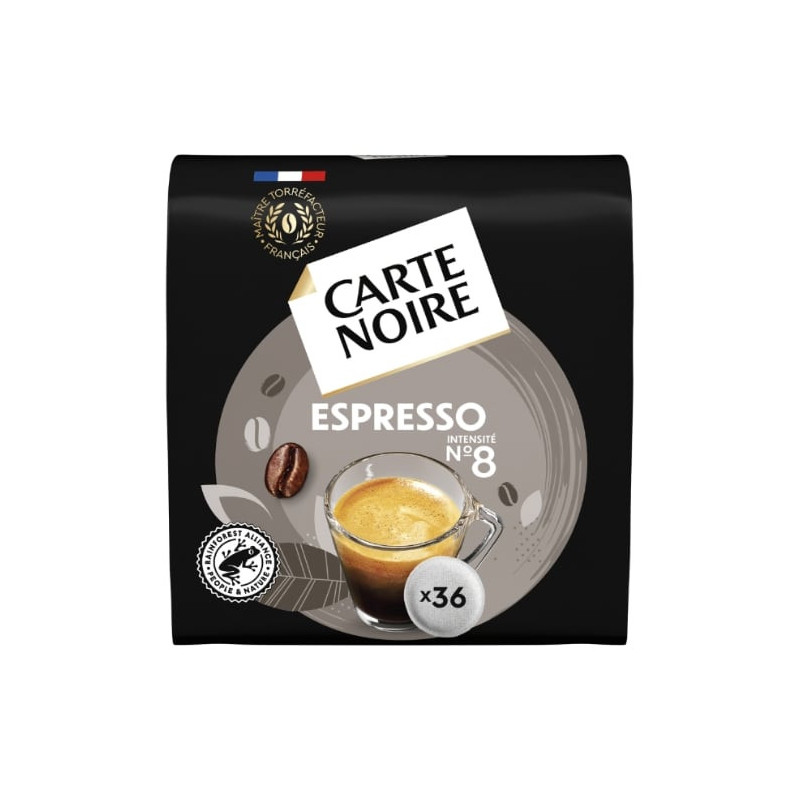 CARTE NOIRE - Expresso Intensité 8 Café dosettes Compatibles Senseo - 36 dosettes Sonico.fr
