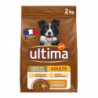 ULTIMA - Adulte au poulet Croquettes pour chien medium maxi - sac de 2 kg Sonico.fr