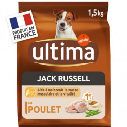 ULTIMA - Jack russell au poulet Croquettes pour chien - sac de 1,5 kg Sonico.fr