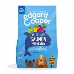 EDGARD COOPER - Allechant Saumon sans céréales Croquettes pour chien Adulte - sac de 1 kg Sonico.fr