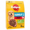 PEDIGREE - Boeuf et aux légumes Croquettes pour chien Adulte - sac de 3 kg Sonico.fr