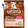 ULTIMA - Croquettes Poulet Chien Mini Senior Agevital - Paquet de 2,75 kg Sonico.fr
