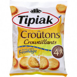 TIPIAK - Croûtons au fromage - sachet de 90 g Sonico.fr
