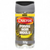 DUCROS - Poivre Noir Moulu Brésil Doux avec Opercule Fraîcheur - pot de 32 g Sonico.fr