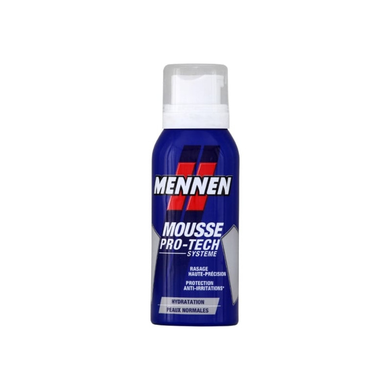 MENNEN - Mousse Pro-Tech Systeme Hydratation Peaux Normales - bombe de 100 ml Sonico.fr