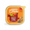 EDGARD COOPER - Poulet Dinde Pâtée pour chien Adulte - barquette de 100 g Sonico.fr