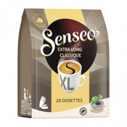 SENSEO - Extra Long Classique XL Café dosettes - 20 dosettes - 250g Sonico.fr
