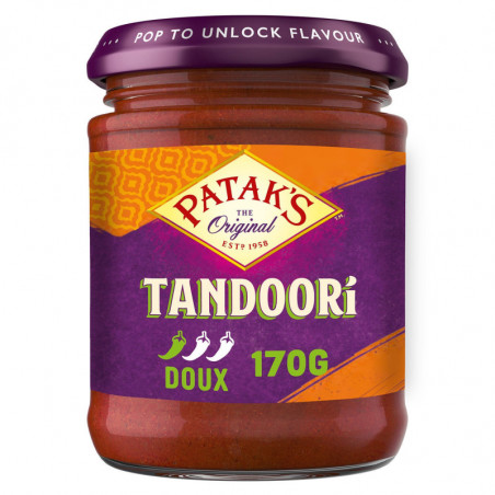 PATAKS - Pate Curry Tandoori - pot de 170 g Sonico.fr