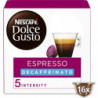 DOLCE GUSTO - Espresso Decaffeinato Intensité 5 Café capsules Compatible Dolce Gusto - boîte de 16 capsules Sonico.fr