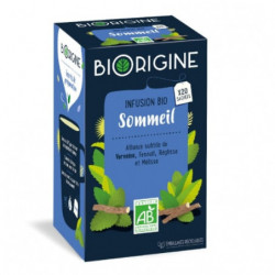 BIORIGINE - Infusion Sommeil Bio - boite de 20 sachets - 28 g Sonico.fr
