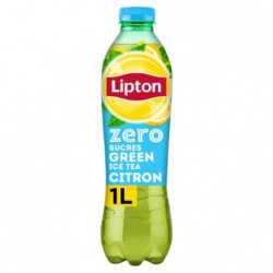 LIPTON - Ice Tea Green Zéro Citron Boisson au thé vert - bouteille de 1 l Sonico.fr