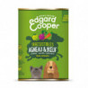EDGARD COOPER - Pâtée pour chien Adulte à l'agneau buf légumes sans céréales - boîte de 400 g Sonico.fr