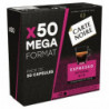 CARTE NOIRE - Café Espresso Intense N°9 Compatibles Nespresso - Paquet de 50 capsules Sonico.fr