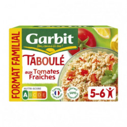 GARBIT - Taboulé Aux Dés De Tomates Fraiches Citron Et Huile D'Olive - boîte de 730 g Sonico.fr