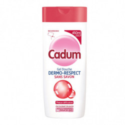 CADUM - Dermo Respect Gel douche huile amandes douces bio - flacon de 450 ml Sonico.fr