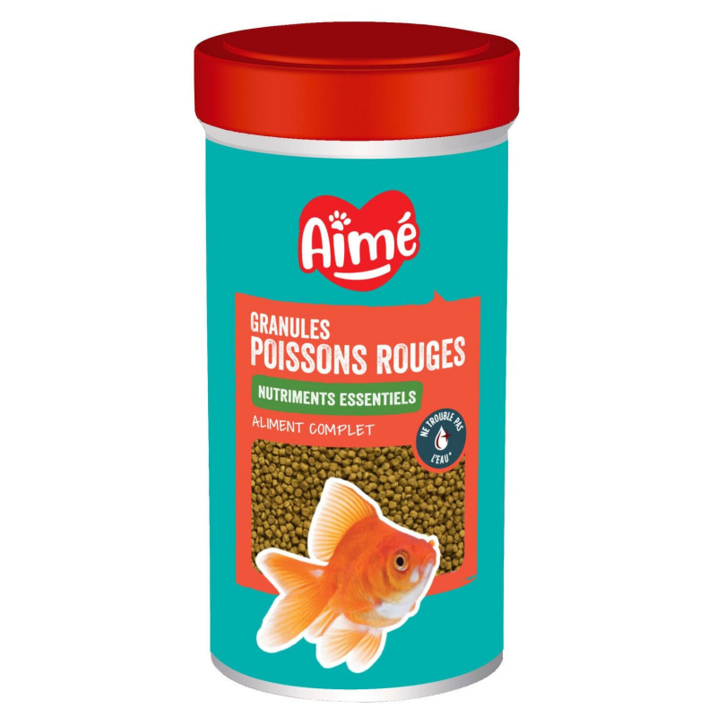 AIME - Granules Alimentation Poisson Rouge - pot de 50 g / 100 ml Sonico.fr