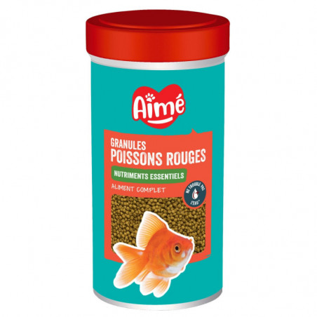 AIME - Granules Alimentation Poisson Rouge - pot de 50 g / 100 ml Sonico.fr