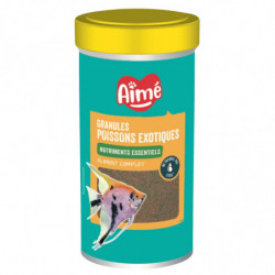 AIME - Granules Alimentation Poissons exotiques - pot de 250 ml - 130 g Sonico.fr