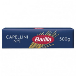 BARILLA - Pâtes Capellini n°1 - paquet de 500 g Sonico.fr