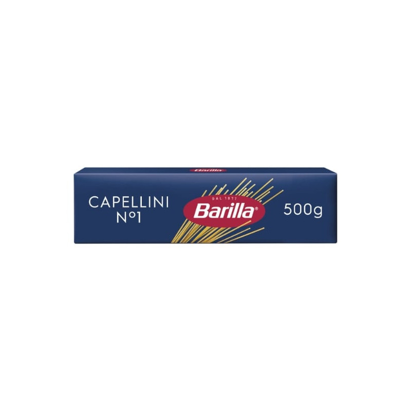 BARILLA - Pâtes Capellini n°1 - paquet de 500 g Sonico.fr