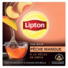 LIPTON - Pêche Mangue Thé Noir - 20 sachets Pyramides Sonico.fr