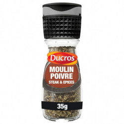 DUCROS - Poivre Steak Moulin - moulin de 35 g Sonico.fr