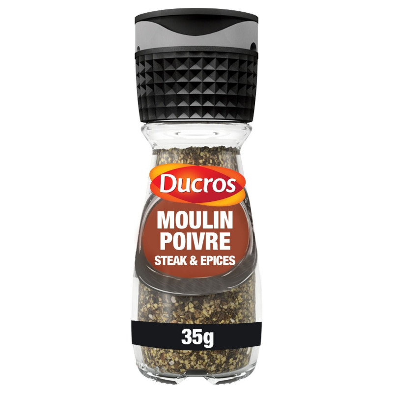 DUCROS - Poivre Steak Moulin - moulin de 35 g Sonico.fr