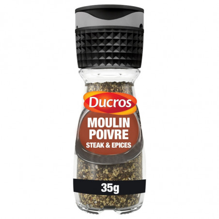 DUCROS - Poivre Steak Moulin - moulin de 35 g Sonico.fr