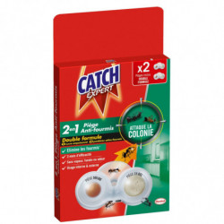 CATCH - Pièges Piege Anti-Fourmis 2en1 Insecticide - boite de 2 pièges Sonico.fr