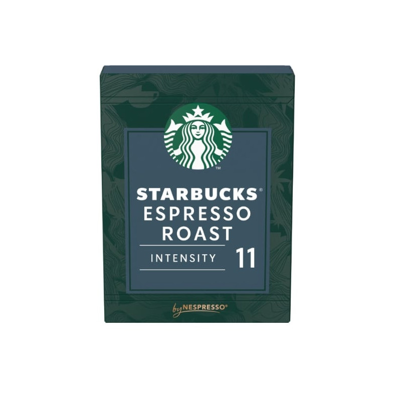 STARBUCKS - Espresso Roast intensité 11 Café Capsules Compatible Nespresso - boite de 18 capsules Sonico.fr