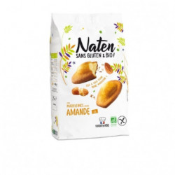 NATEN - Madeleine aux Amandes Sans Gluten Bio - sachet de 180 g Sonico.fr