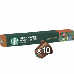 STARBUCKS - House Blend intensité 8 Café capsules Compatible Nespresso - boite de 10 capsules Sonico.fr