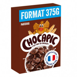 NESTLE - CHOCAPIC Céréales au chocolat - boite de 375 g Sonico.fr