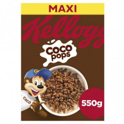 KELLOGG'S - Céréales Au chocolat Coco Pops - boite de 550 g Sonico.fr