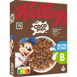 KELLOGG'S - Céréales Au chocolat Coco Pops - boite de 330 g Sonico.fr