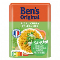 BEN'S ORIGINAL - Riz Curry Micro Ondable - sachet de 220 g Sonico.fr