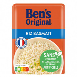 BEN'S ORIGINAL - Riz Basmati Micro Ondable - sachet de 220 g Sonico.fr