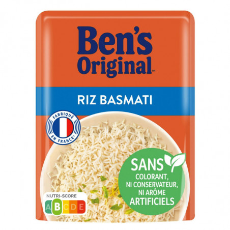 BEN'S ORIGINAL - Riz Basmati Micro Ondable - sachet de 220 g Sonico.fr
