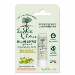 LE PETIT OLIVIER - Stick Baume lèvres Hydratant Huile d'Olive Soin des lèvres - tube de 4 g Sonico.fr