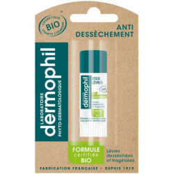 DERMOPHIL - Stick Lèvres Bio Anti-Dessèchement Soin des lèvres - tube de 4 g Sonico.fr