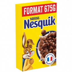 NESTLE - Nesquik Céréales au chocolat - paquet de 675 g Sonico.fr