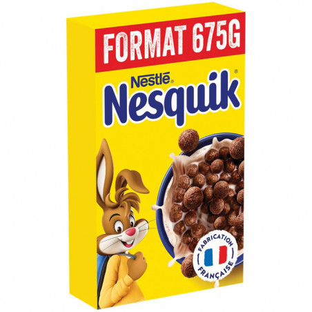 NESTLE - Nesquik Céréales au chocolat - paquet de 675 g Sonico.fr