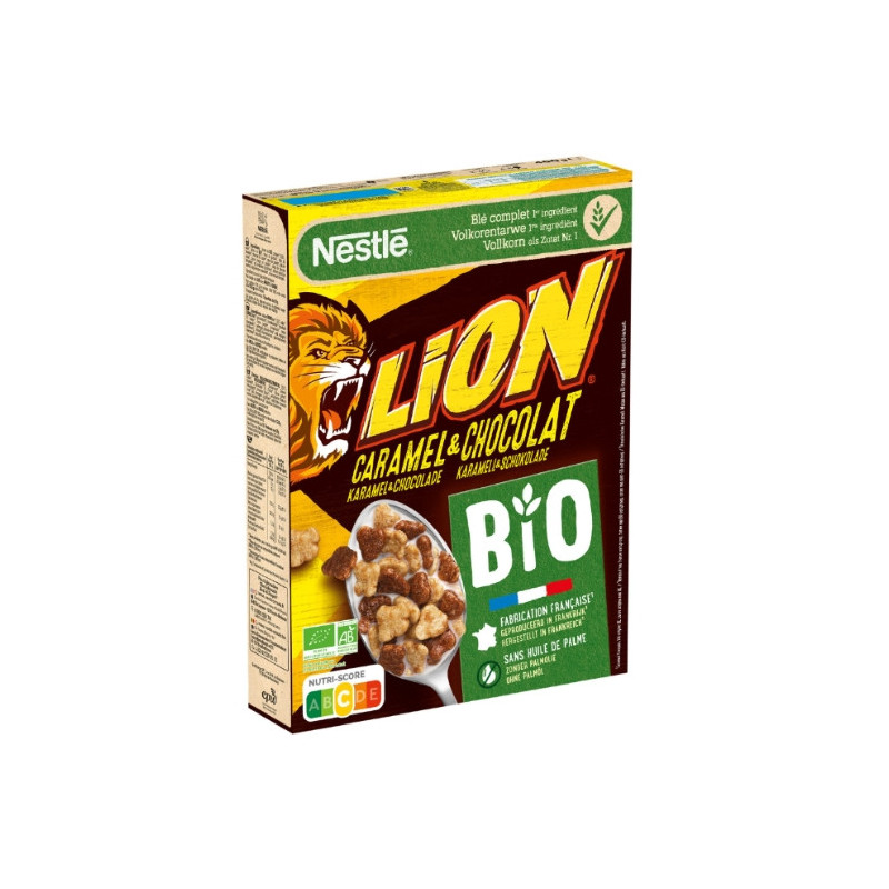 NESTLE - Lion Bio Céréales au chocolat - boite de 400 g Sonico.fr