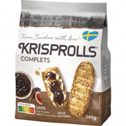 KRISPROLLS - Petits pains Complets - paquet de 240 g Sonico.fr