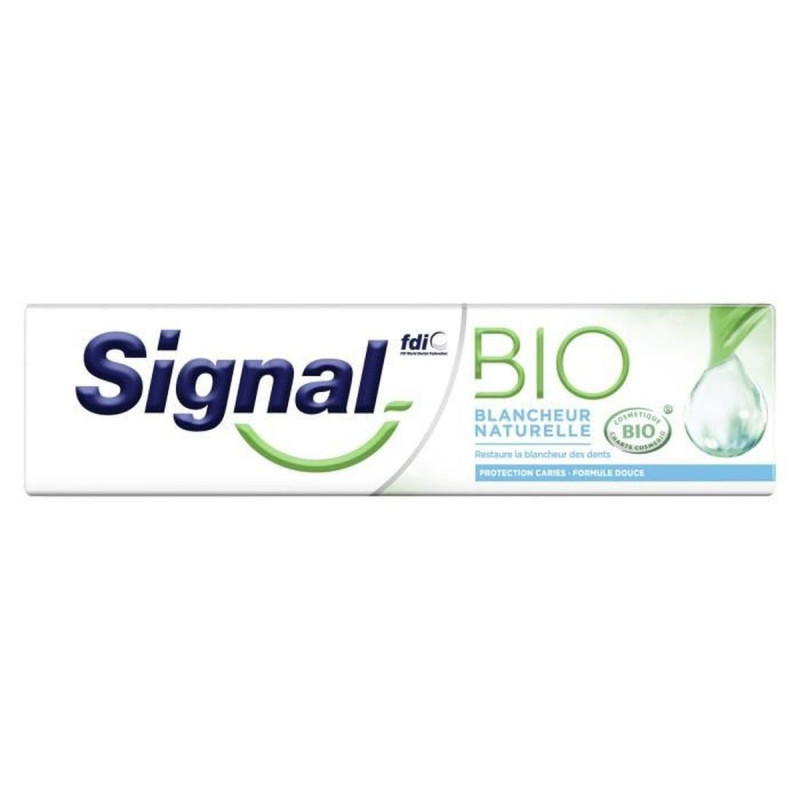 SIGNAL - Bio Dentifrice blancheur naturelle - tube de 75 ml Sonico.fr
